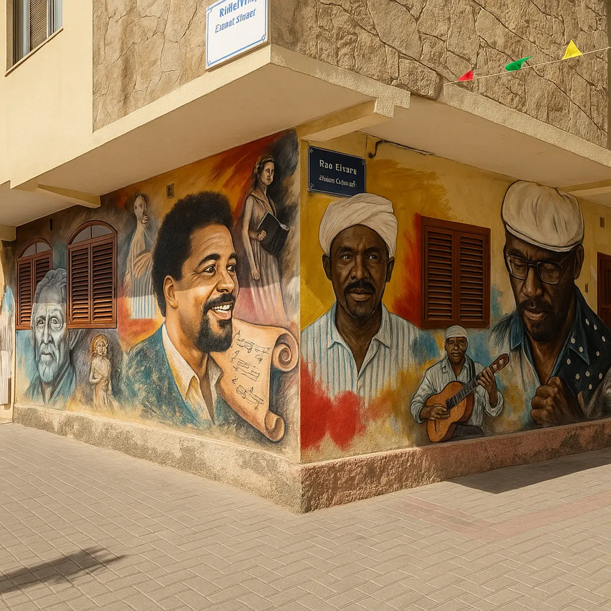 Segunda vista de Santiago, Cabo Verde